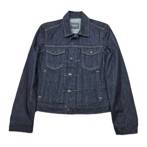 Bonobos The Jean Jacket Mens XS Denim Blue Cotton Blend Button Up Trucker